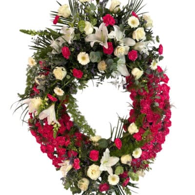 Corona funeraria Natura – Flores naturales para tanatorio | Floraila